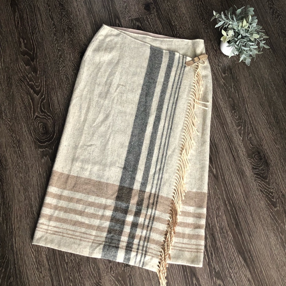 Vintage Ralph Lauren blanket wrap skirt
